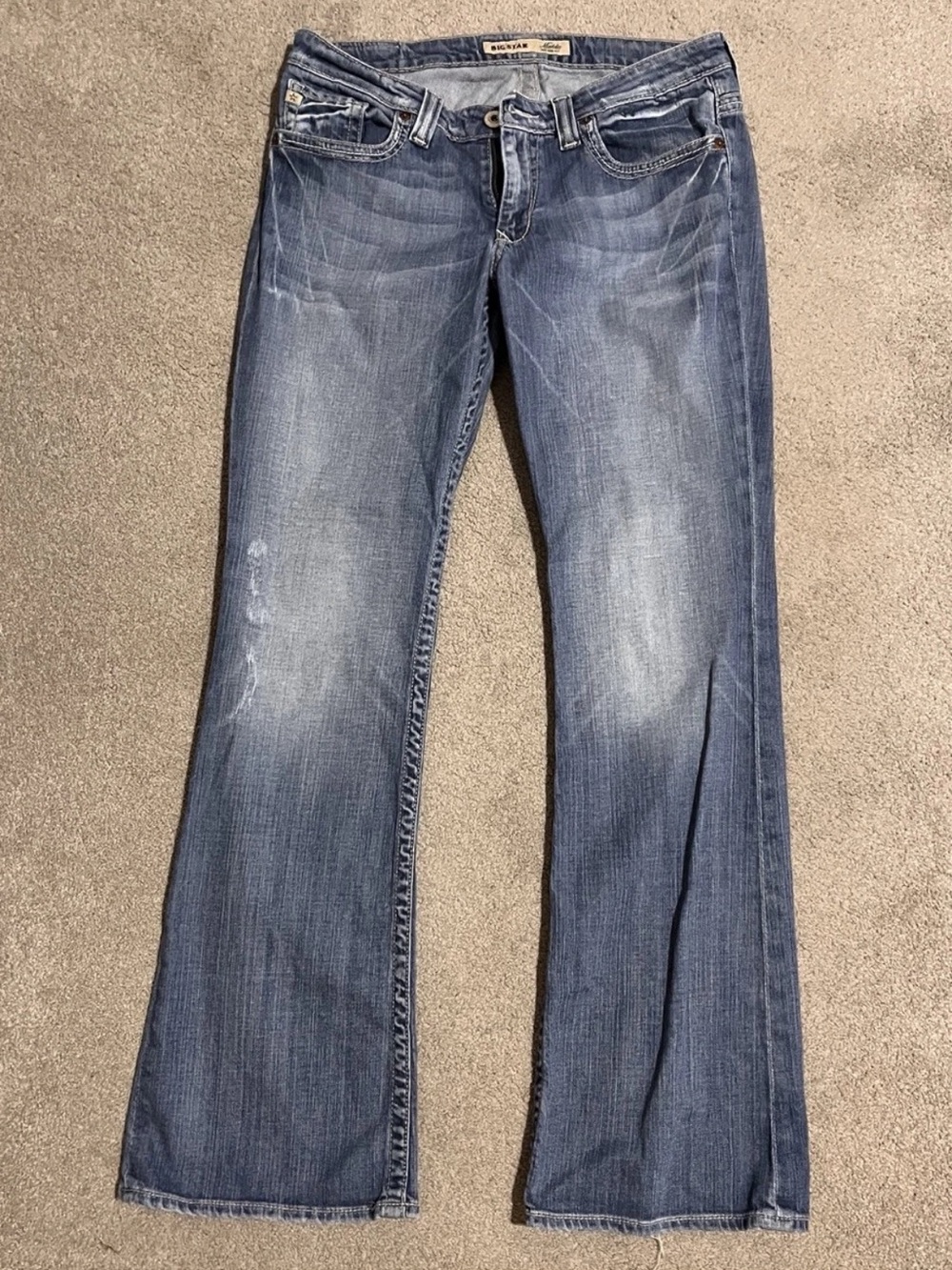 Big Star Women's Maddie Bootcut Jeans - Faded Blue Wash Sz 30L